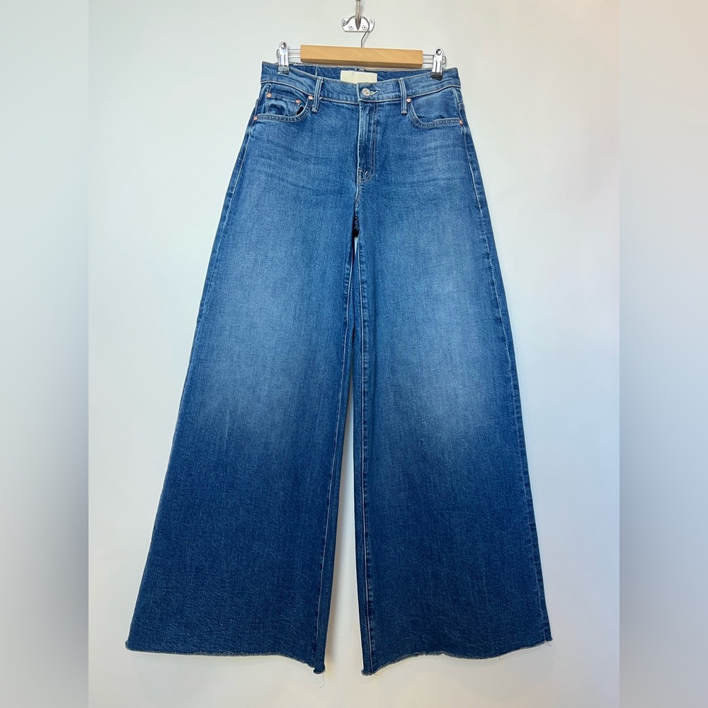 Mother The Swisher Sneak Fray Jeans Size 26 - Picture 2 of 16